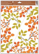 Decorative Window Cling – Twigs with yellow Berries and green Leaves