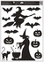 Decorative Window Cling – Witch and Cauldron
