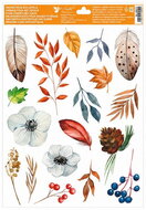 Decorative Window Cling – White flowers