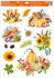 Decorative Window Cling – Bouquet of sunflowers