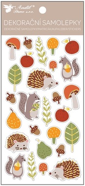 Forest Stickers Plastic 10 x 21.5 cm