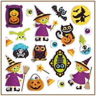 40506 Samolepky Halloween 40 ks, 10,5 x 18 cm-3