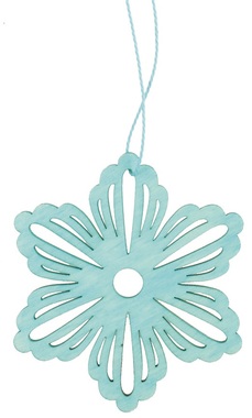 Hanging Wooden Flower 8 cm 