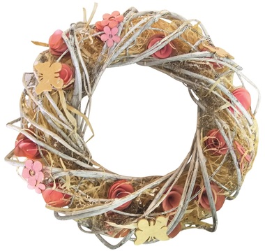 Wreath, Wicker, 31 cm