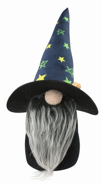 Wizard in blue Hat 14 x 30 x 12 cm on stand