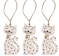 Cats for Hanging 7,5 cm, 3 pcs