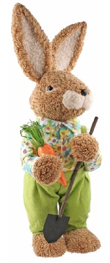 Decorative Bunny with a Shovel 15 x 50 x 18 cm for standing