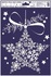 Self-Adhering Window Decoration 30x20 cm, Snowflake Ornaments