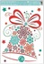 Self-Adhering Window Decoration 37x25,5 cm, Snowflake Pictures,Colour