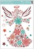 Self-Adhering Window Decoration 37x25,5 cm, Snowflake Pictures,Colour