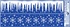 Self-Adhering Window Decoration 60x22 cm Stripes, Icicles