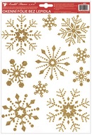 Decorative Window Cling – Flakes with Rays