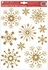 Decorative Window Cling – Flakes with Rays