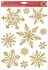 Decorative Window Cling – Flakes with Stars