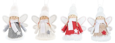 Hanging Angel with Knitted Dress 13,5 cm 
