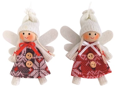 Angel with Buttons for hanging 11.5 cm