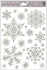 Decorative Window Cling – Silver Snowflakes