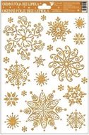 Decorative Window Cling – Snowflakes with Stars