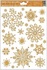 Decorative Window Cling – Snowflakes with Stars