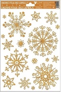 Decorative Window Cling – Snowflakes with Sparkles