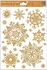 Decorative Window Cling – Snowflakes with Ornaments