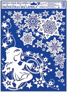 Decorative Window Cling – Angel Silhouette on the left