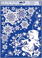 Decorative Window Cling – Angel Silhouette on the right