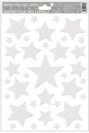 Decorative Window Cling – Five-pointed Stars