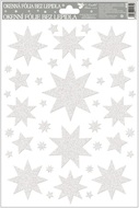 Decorative Window Cling – Eight-pointed Stars