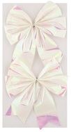 Bow 12 cm, 2 pcs, RAINBOW