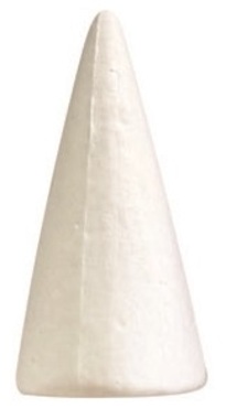 Polystyrene Cone 16 cm 
