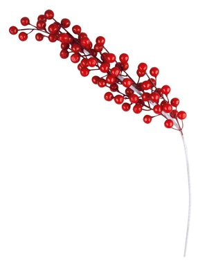 Twig of Red Berries 9 x 57 x 6 cm