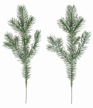 Plastic twig 10 x 18 x 2 cm + stick, 2 pcs in polybag
