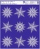 Self-Adhering Window Decoration 24x29,5 cm Snowflakes