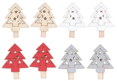 Wooden Tree on Peg 4,5 cm 8 pcs