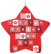Felt Advent Calendar Red Star 70 cm