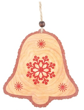 Hanging Wooden Bell 12 cm