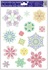 Decorative Window Cling – Pastel Snowflakes