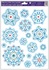 Decorative Window Cling – Snowflakes with Silver Edges