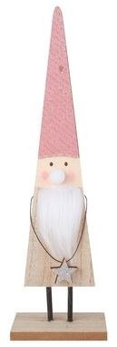 Standing Gnome with LED light 9 x 30 cm
