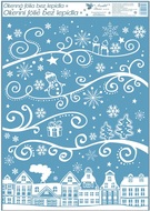 Decorative Window Cling – City