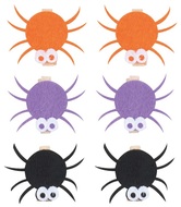 5162 Pavouci z filcu na kolíčku 4,5 cm, 6 ks-1