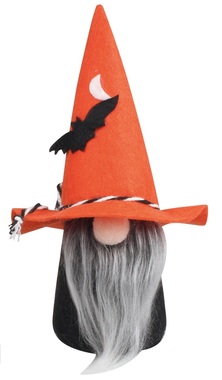 Halloween Gnome with Bat standing 19 cm 
