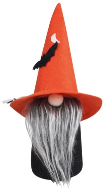 Halloween Gnome with Bat standing 24 cm