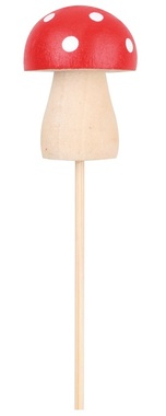 Wooden Mushroom 2,5 cm + stick