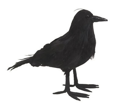 Crow standing 25 x 17 x 8 cm