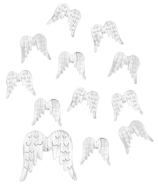 Wooden Wings 3 cm, 12 pcs