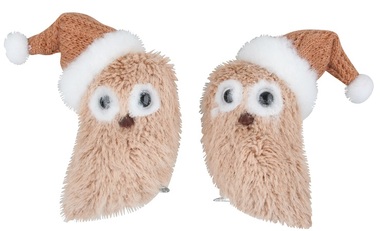 Owl w/Clip Brown 8 cm
