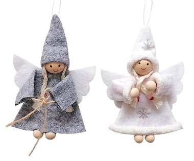 Hanging Felt Angel 11 cm