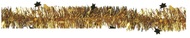 Tinsel Garland w/Stars 200 cm 2.  GOLD